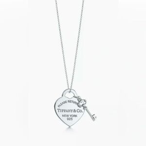 Tiffany & Co Return to Tiffany Heart tag with key pendant
